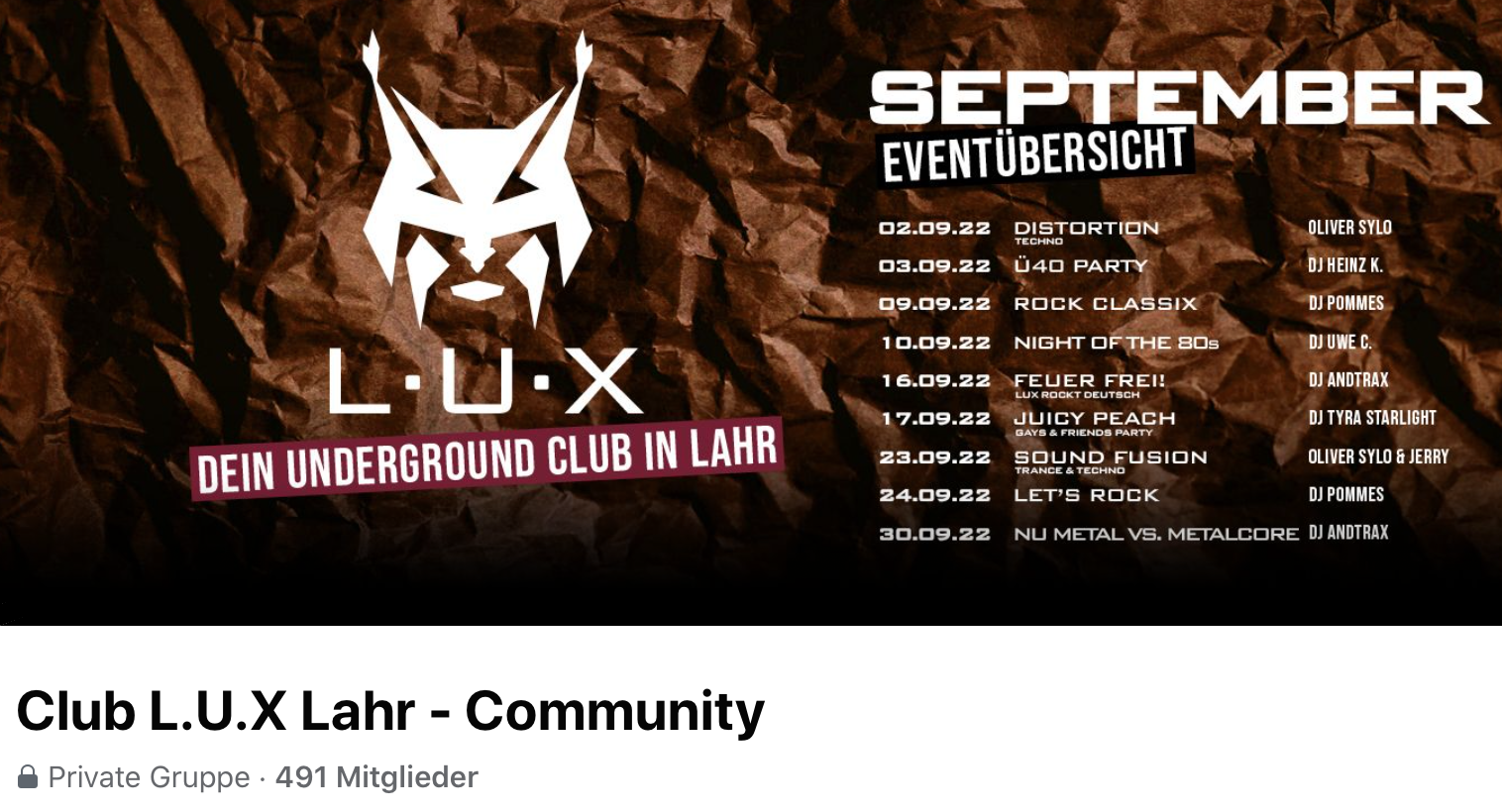 Club Lux Lahr Community